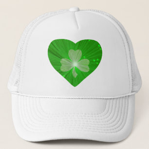 Shamrock Heart vrachtwagen die wit is Trucker Pet