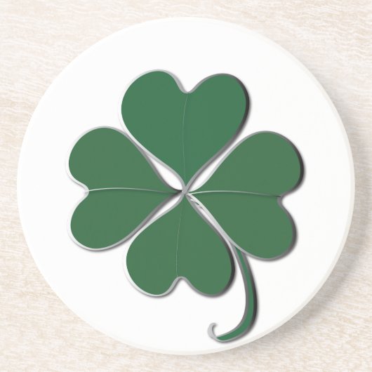 Shamrock Hearts and Cross Zandsteen Onderzetter (Voorkant)