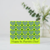 Shamrock Hearts Briefkaart (Staand voorkant)