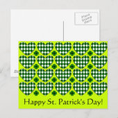 Shamrock Hearts Briefkaart (Voorkant / Achterkant)
