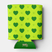 Shamrock Hearts Drankkoeler Blikjeskoeler (Achterkant)