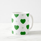 Shamrock & Hearts Klassieke Mok (Voorkant rechts)