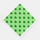 Shamrock Hearts Papier servet (Hoek)