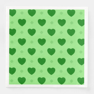 Shamrock Hearts Papier servet