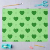 Shamrock Hearts Tissue Paper Tissuepapier (Craft)