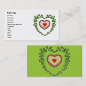 Shamrock Hearts Visitekaartje (Voorkant / Achterkant)
