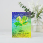 Shamrock Het is geluk van de Ierse St Patricks Day Briefkaart (Staand voorkant)