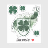 shamrock hi-fi crest sticker (Vel)