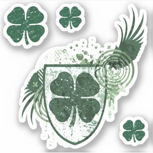 shamrock hi-fi crest sticker (Voorkant)