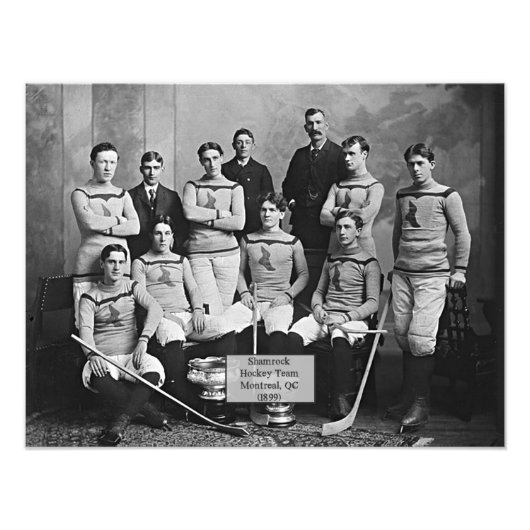Shamrock Hockey Team, Montreal, QC 1899, Foto Afdruk (Voorkant)