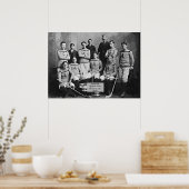 Shamrock Hockey Team, Montreal, QC 1899" Poster (Keuken)