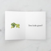 Shamrock Hoefijzer Luck Funny St Patricks Day Kaar Aankondiging (Binnen)