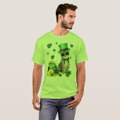 Shamrock hond kat liefhebber cadeau patricks dag c t-shirt (Voorkant volledig)