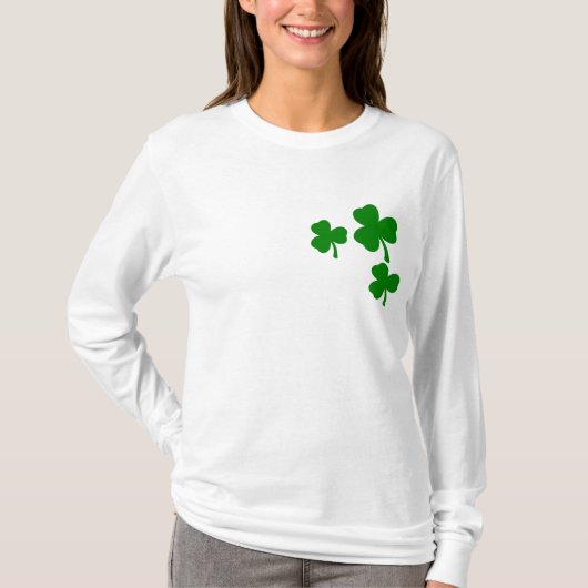 Shamrock Hoodie T-shirt (Voorkant)