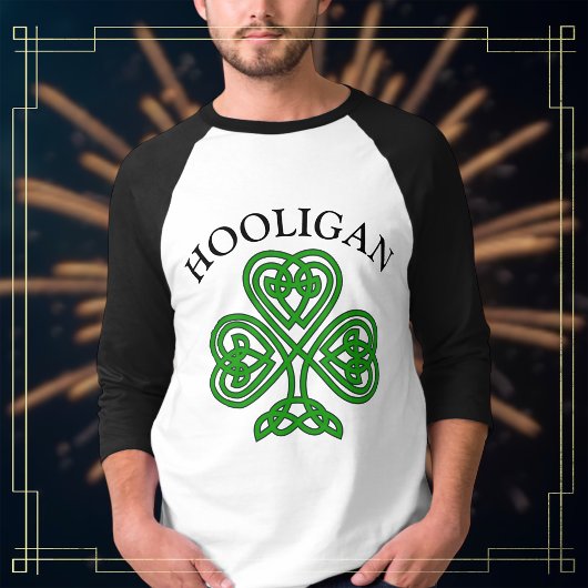 Shamrock Hooligan Funny St. Patrick's Day T-shirt