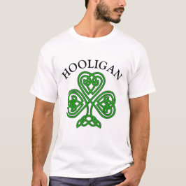 Shamrock Hooligan Funny St. Patrick's Day T-shirt