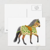 Shamrock Horse Briefkaart (Voorkant / Achterkant)
