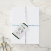 Shamrock Horseshoe Bruidsdouche Bedankt Cadeaulabel (Met Touw)
