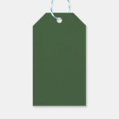 Shamrock Horseshoe Bruidsdouche Bedankt Cadeaulabel (Achterkant)