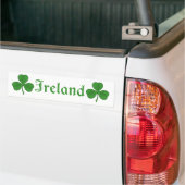 Shamrock Ierland Bumpersticker (Op Truck)