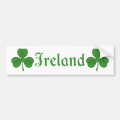 Shamrock Ierland Bumpersticker (Voorkant)