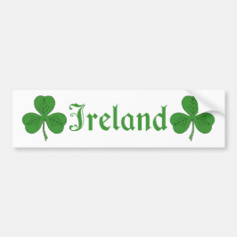 Shamrock Ierland Bumpersticker
