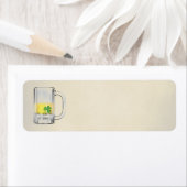 Shamrock in Bier Etiket (Insitu)