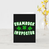 Shamrock Inspector St Patricks Dag 1 Kaart (Gele Bloem)