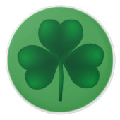 Shamrock Irish Ceramic Knob Keramische Knop (Voorkant)