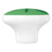 Shamrock Irish Ceramic Knob Keramische Knop (Zijkant)