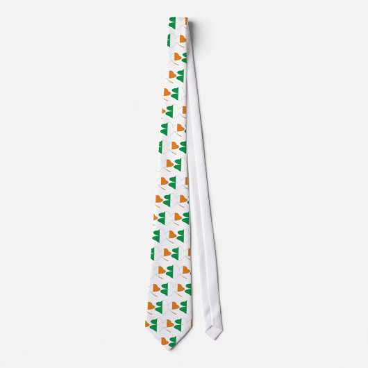 Shamrock Irish Flag Stropdas (Voorkant)