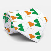 Shamrock Irish Flag Stropdas (Opgerold)