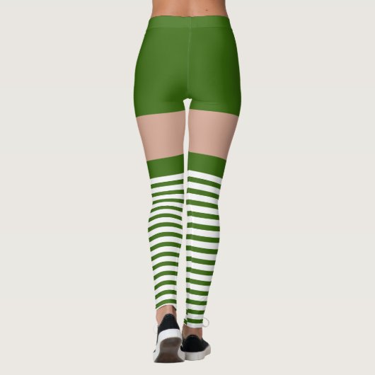 Shamrock Irish Green St Patricks Day Novelty Fun Leggings (Achterkant)