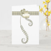 Shamrock Irish Happy Birthday Wenskaart Kaart (Gele Bloem)