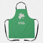 Shamrock Irish Happy St Patricks Day Schort (Voorkant)