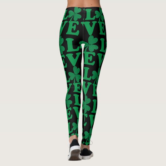 Shamrock Irish Love Leggings (Achterkant)