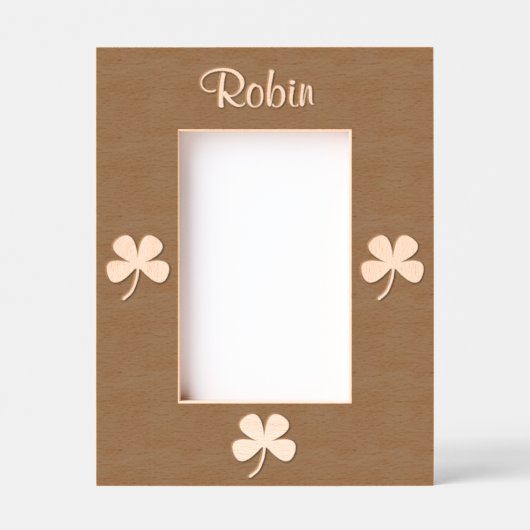 Shamrock Irish St. Patrick's Day 4Sean Gegraveerde Lijstjes (Voorkant)