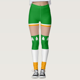 Shamrock Irish St Patricks Day Novelty Fun Leggings