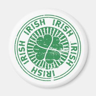 Shamrock Irish Stamp Magneet