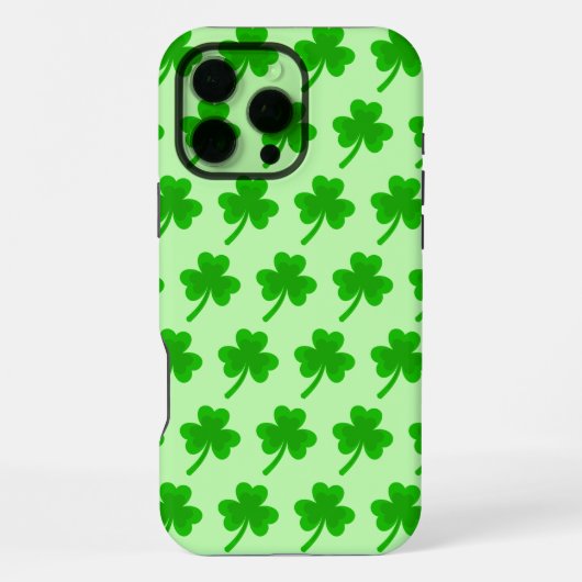 Shamrock Irish Three Leaf Clover iPhone Hoesje (Achterkant)