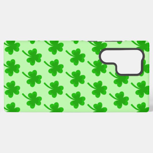 Shamrock Irish Three Leaf Clover Samsung Galaxy Hoesje (Achterkant horizontaal)