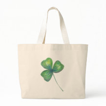 Shamrock Jumbo Canvas tas