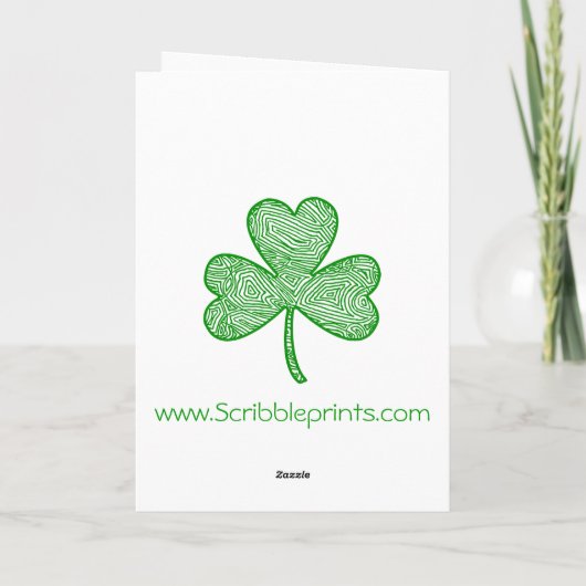 Shamrock Kaart (Achterkant)