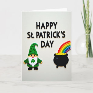 Shamrock Kabouter Regenboogkaart Kaart