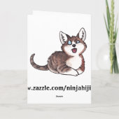 Shamrock Kat Kaart (Achterkant)