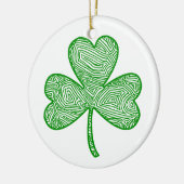 Shamrock Keramisch Ornament (Links)