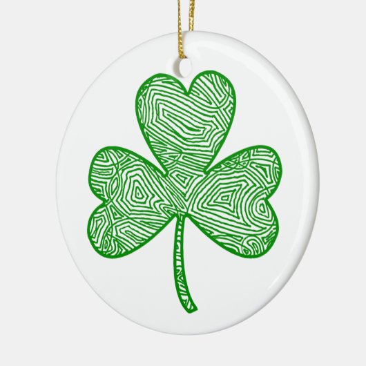 Shamrock Keramisch Ornament (Links)