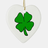 Shamrock Keramisch Ornament (Rechts)