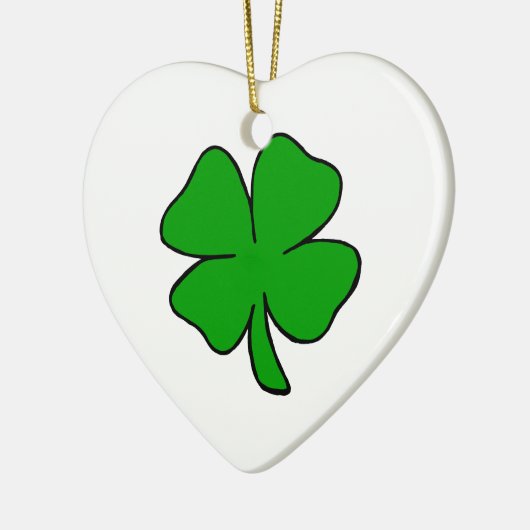 Shamrock Keramisch Ornament (Links)