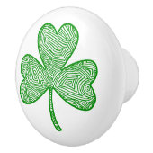 Shamrock Keramische Knop (Rechts)